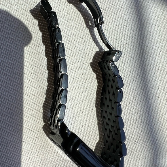 Brand New in Box Black Michele Deco Noir Diamond Watch 06T000215 - Picture 14 of 17